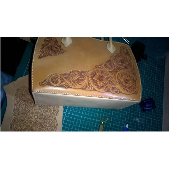 PDF Leather bag patterns, leathercraft patterns, leather tooling